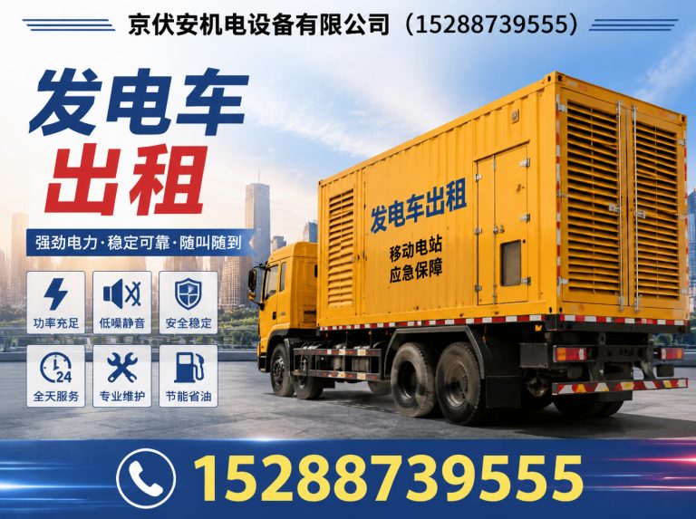宁波应急发电机出租展示图