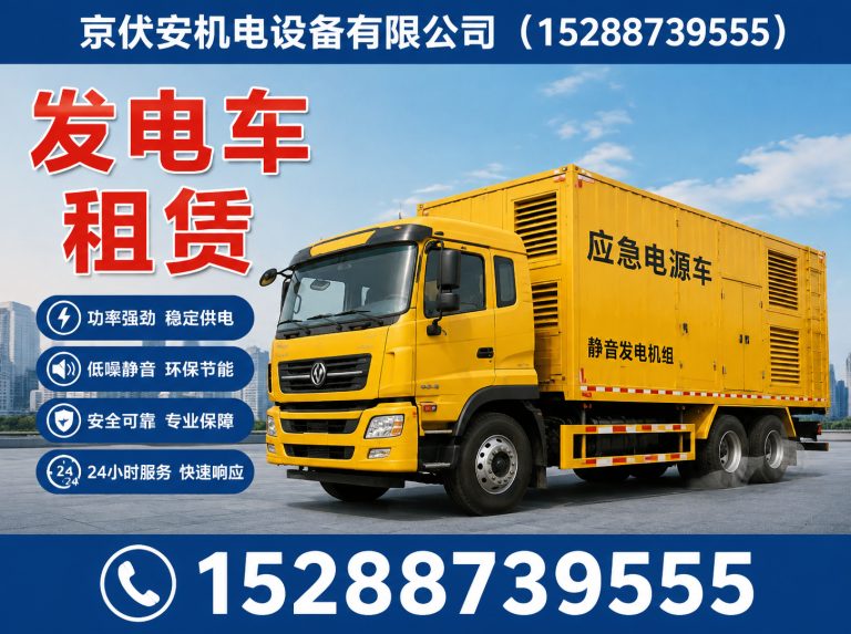 宁波静音发电车租赁展示图